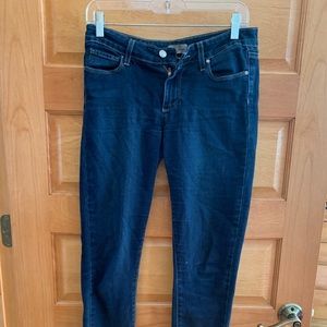 Paige skinny dark wash jeans size 27